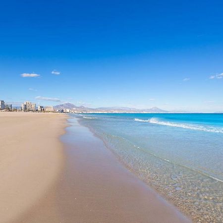 1A Linea Playa San Juan. Vistas. Piscina. Bbq. Gym Apartman El Campello Kültér fotó